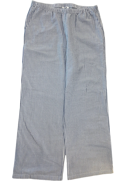 Pants Wide Leg By Garage In Striped Pattern, Size:L