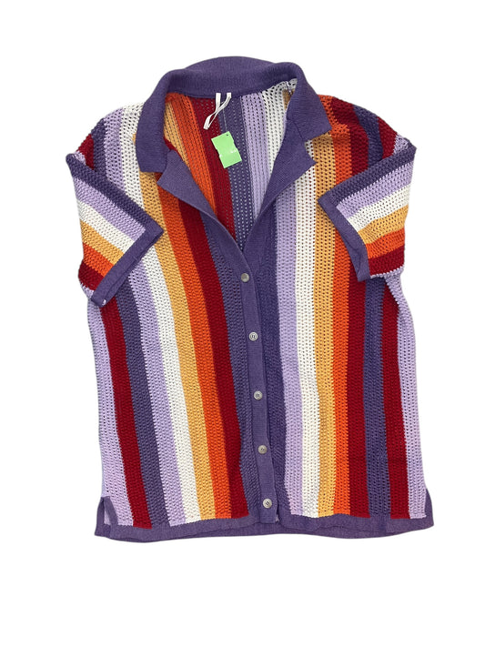 Top Ss By Anthropologie In Purple, Size:Xl
