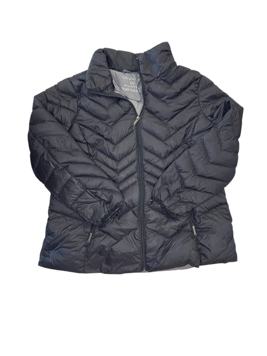 Jacket Puffer & Quilted By London Fog In Black, Size:Xxl