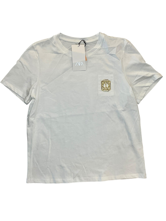 Top Ss By Zara In White, Size:M