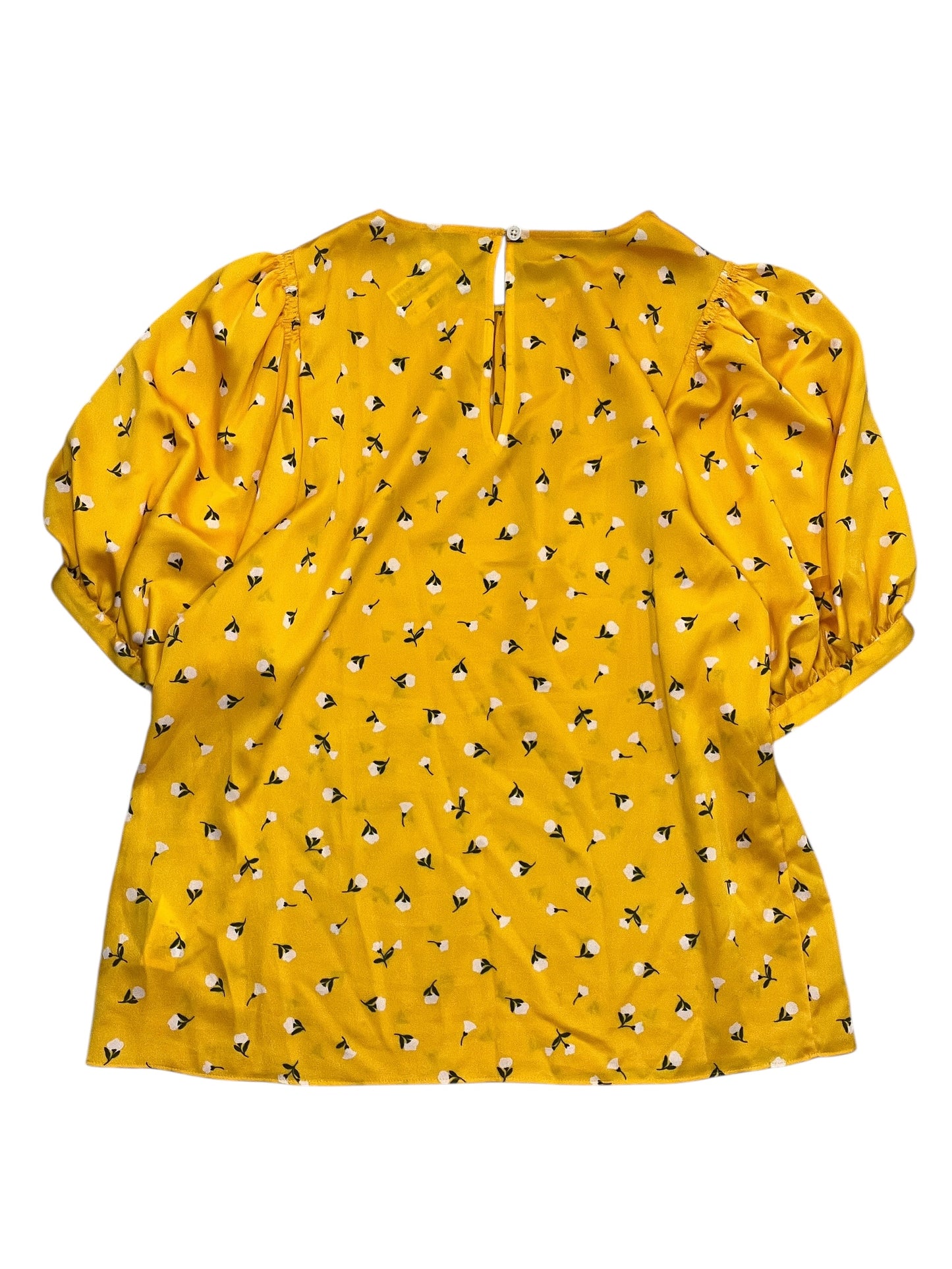 Top Ss Designer By Kate Spade In Yellow, Size:M