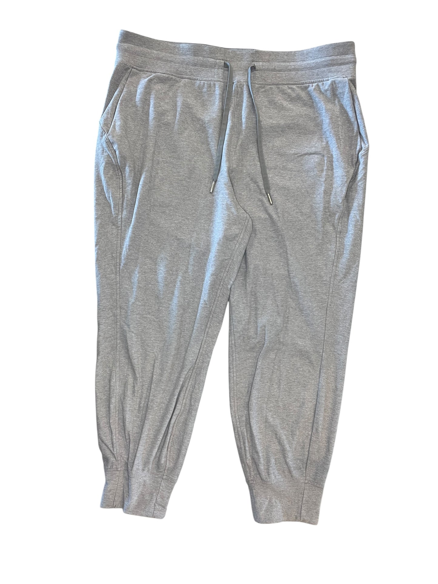 Athletic Pants By Lululemon In Grey, Size:Xl