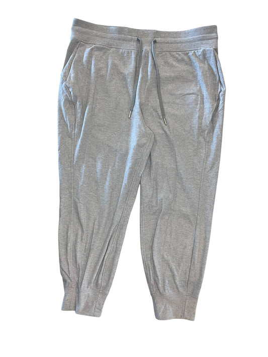 Athletic Pants By Lululemon In Grey, Size:Xl