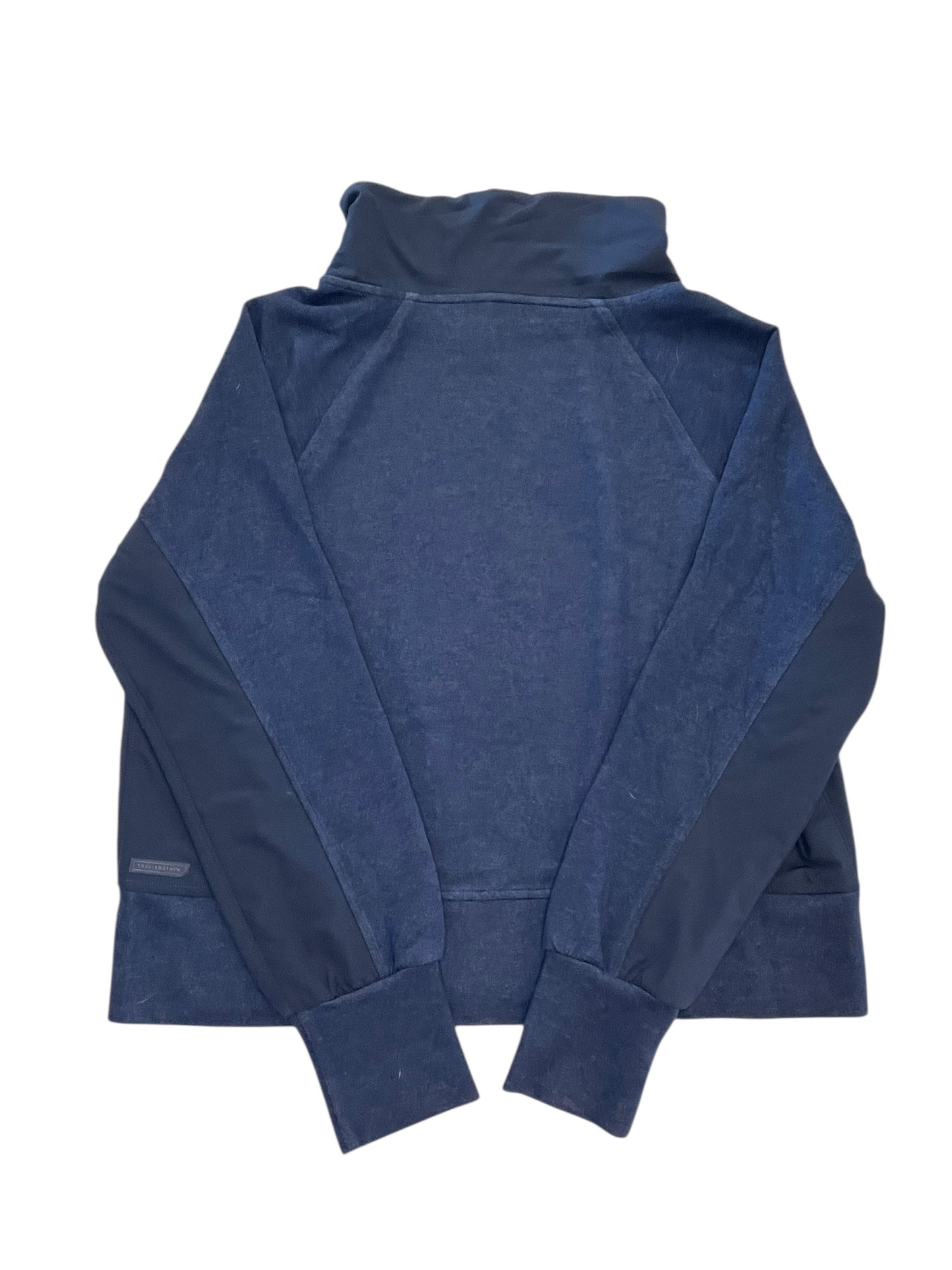 Athletic Top Ls Collar By Cmb In Blue, Size:Xl