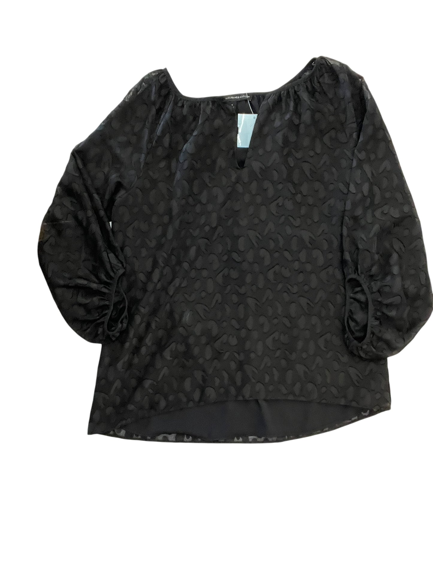 Blouse Ls By White House Black Market In Black, Size:S