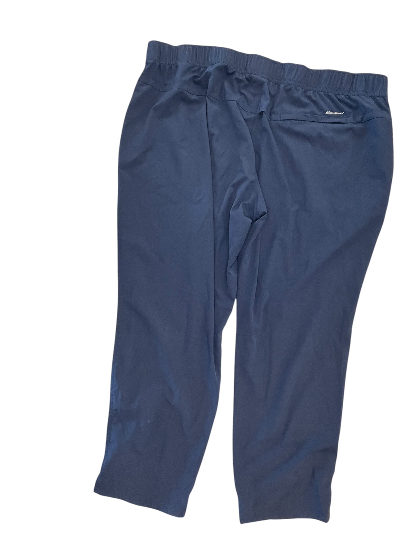 Athletic Pants By Eddie Bauer In Navy, Size:Xxl