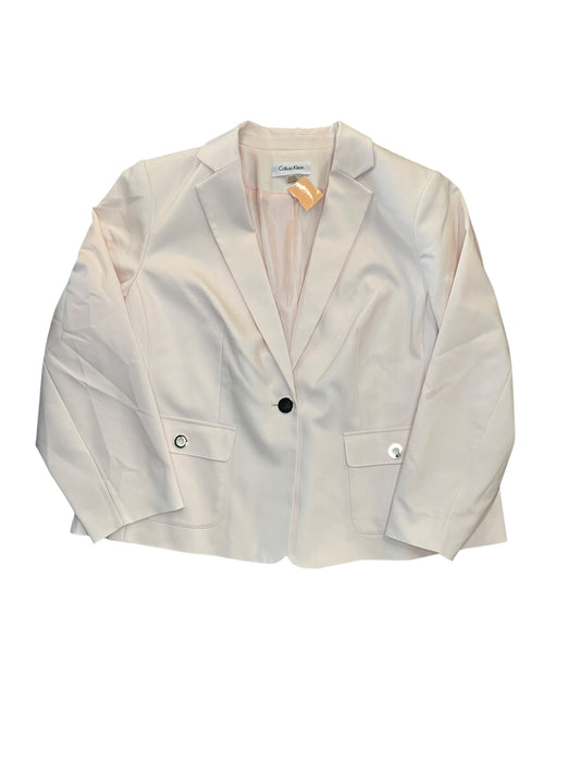 Blazer By Calvin Klein In Pink, Size:2X