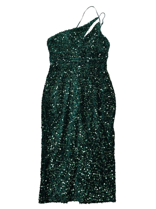 Dress Party Midi By Clothes Mentor In Green, Size:S