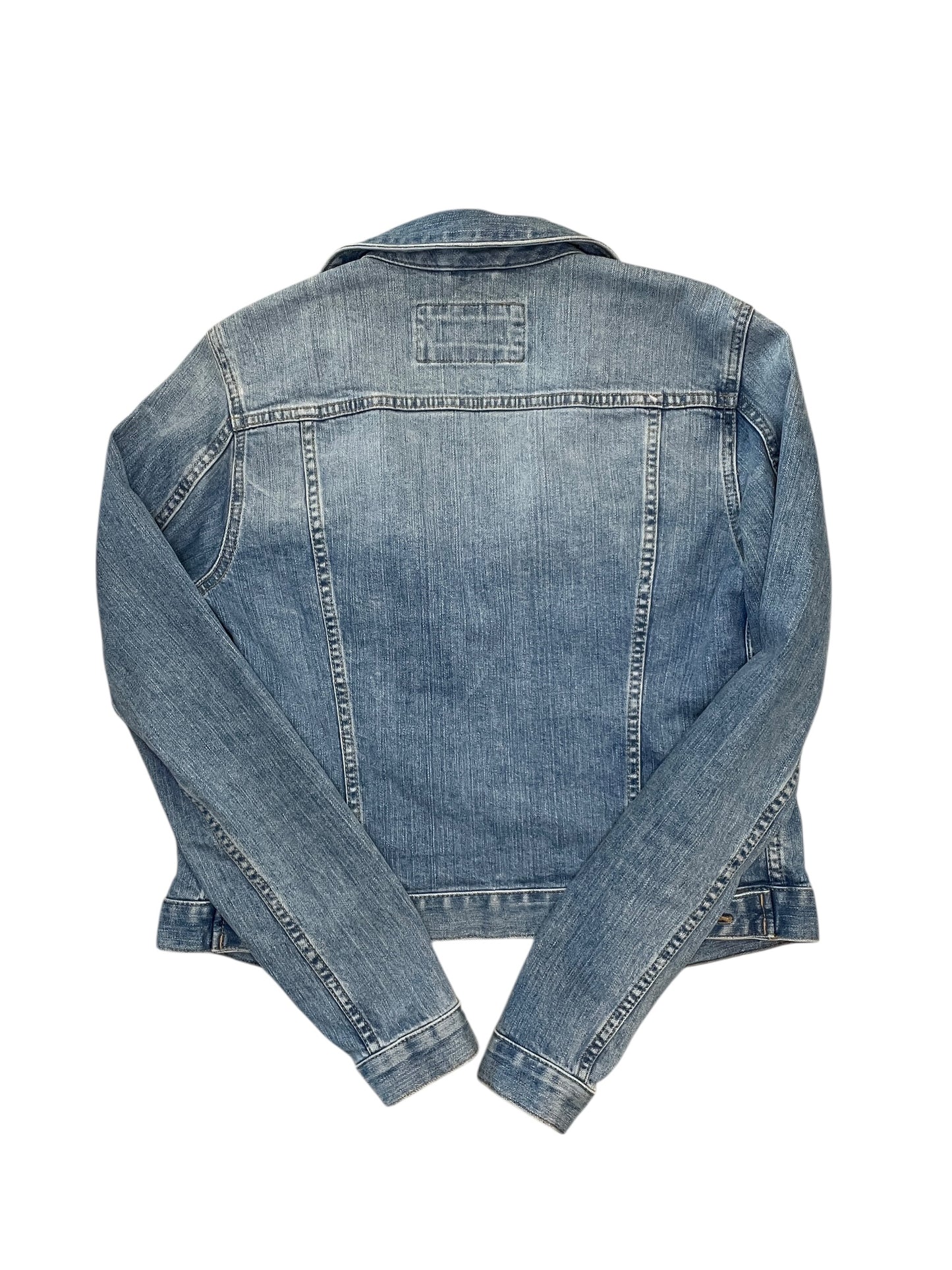 Jacket Denim By Loft In Blue Denim, Size:Xs