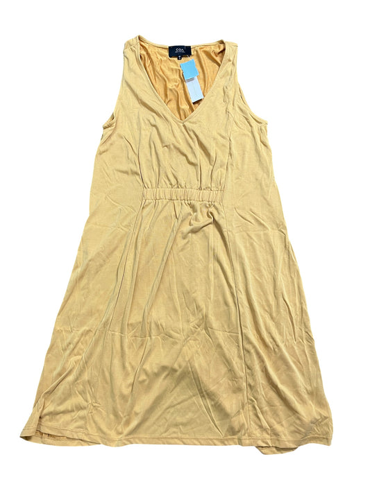 Dress Casual Midi By Anthropologie In Yellow, Size:L