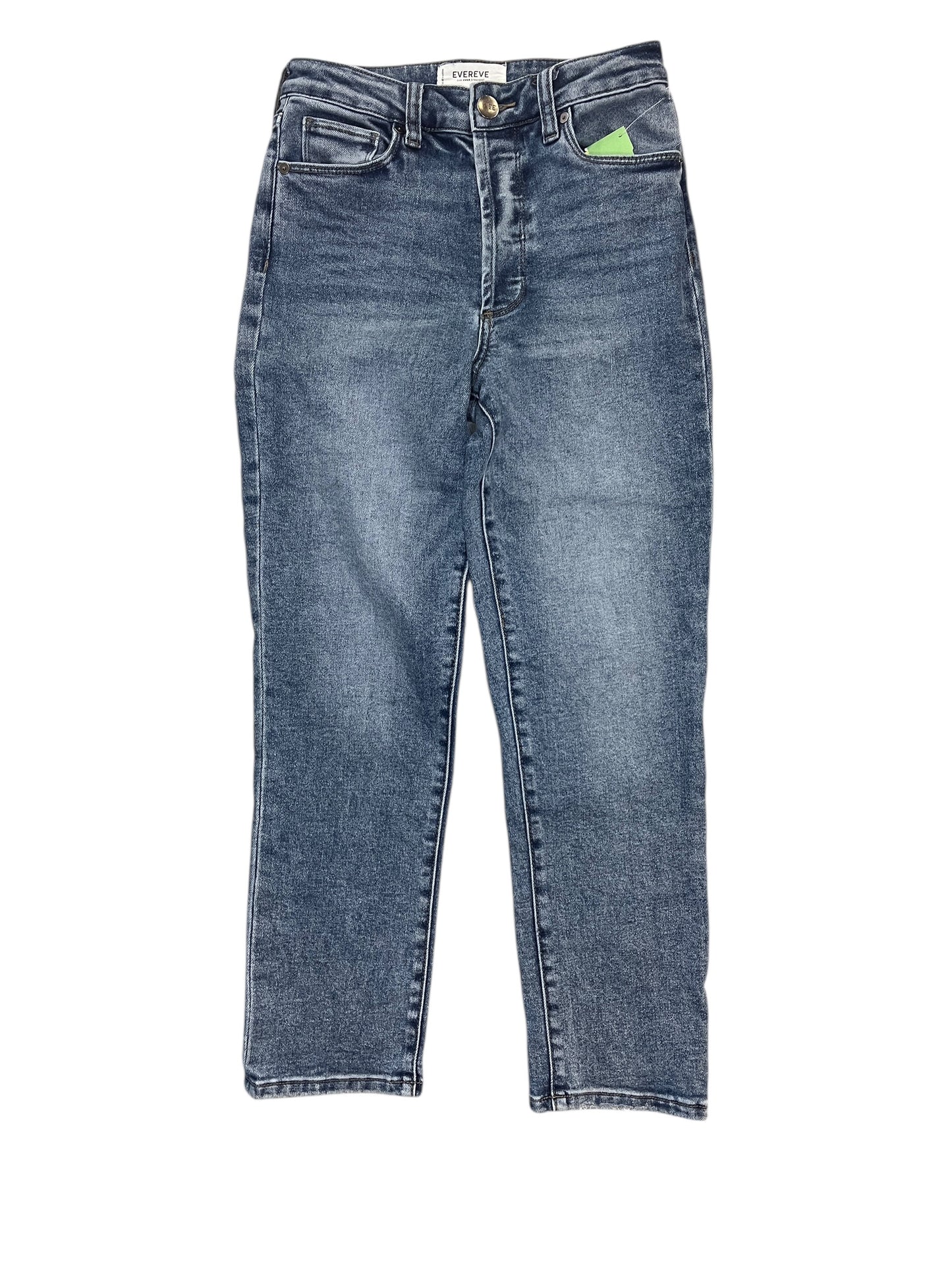 Jeans Straight By Evereve In Blue Denim, Size:0