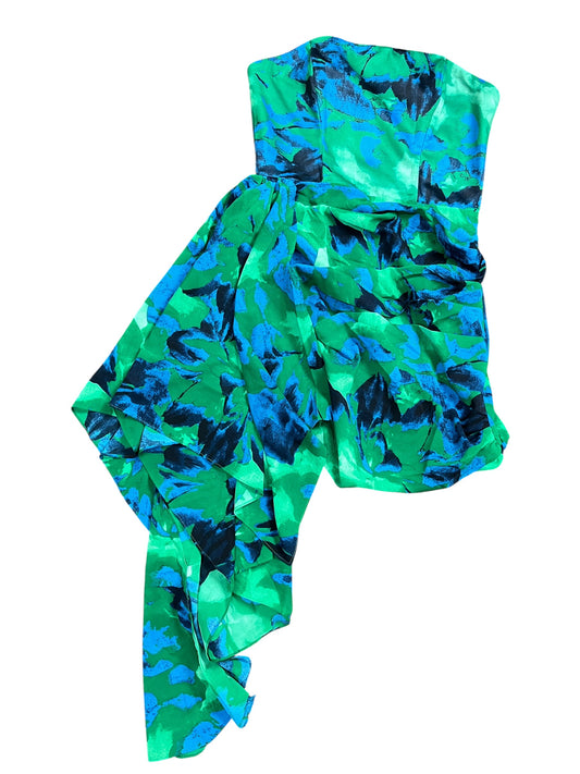 Dress Party Short By Fore In Blue & Green, Size:L