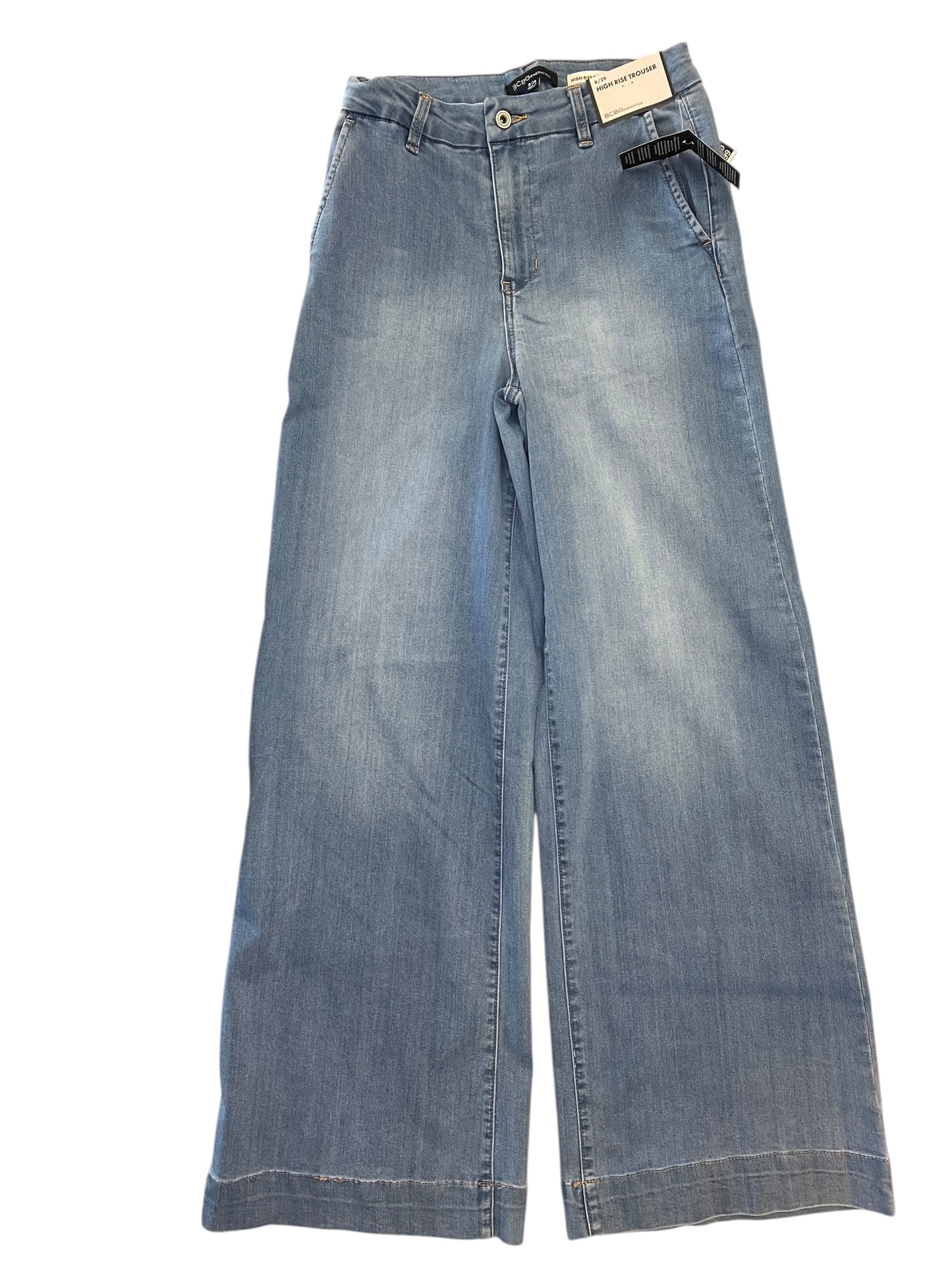 Jeans Wide Leg By Bcbgeneration In Blue, Size:8