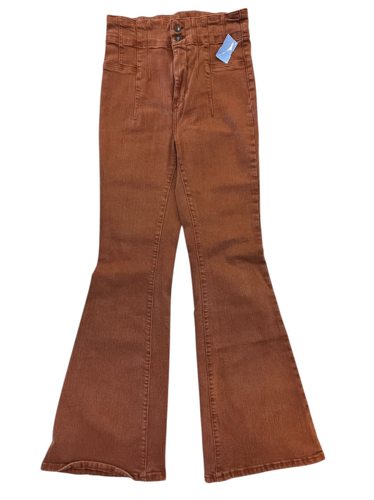 Jeans Flared By We The Free In Orange Denim, Size:8