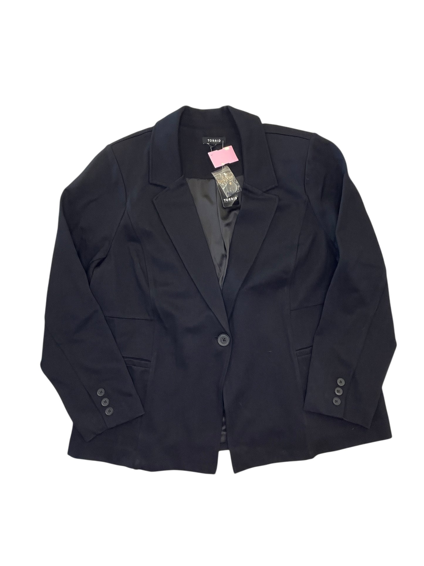 Blazer By Torrid In Black, Size:1X