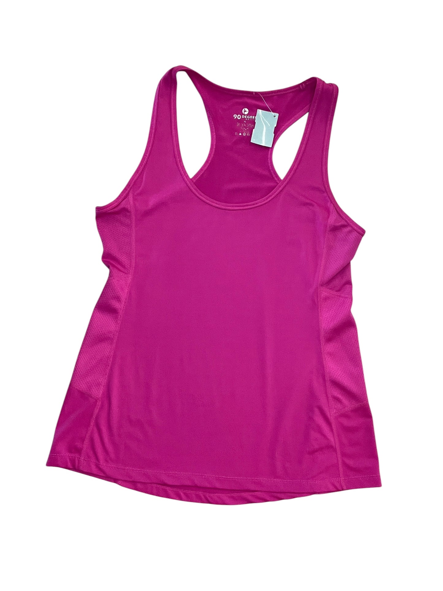 Athletic Tank Top By 90 Degrees By Reflex In Pink, Size:Xl