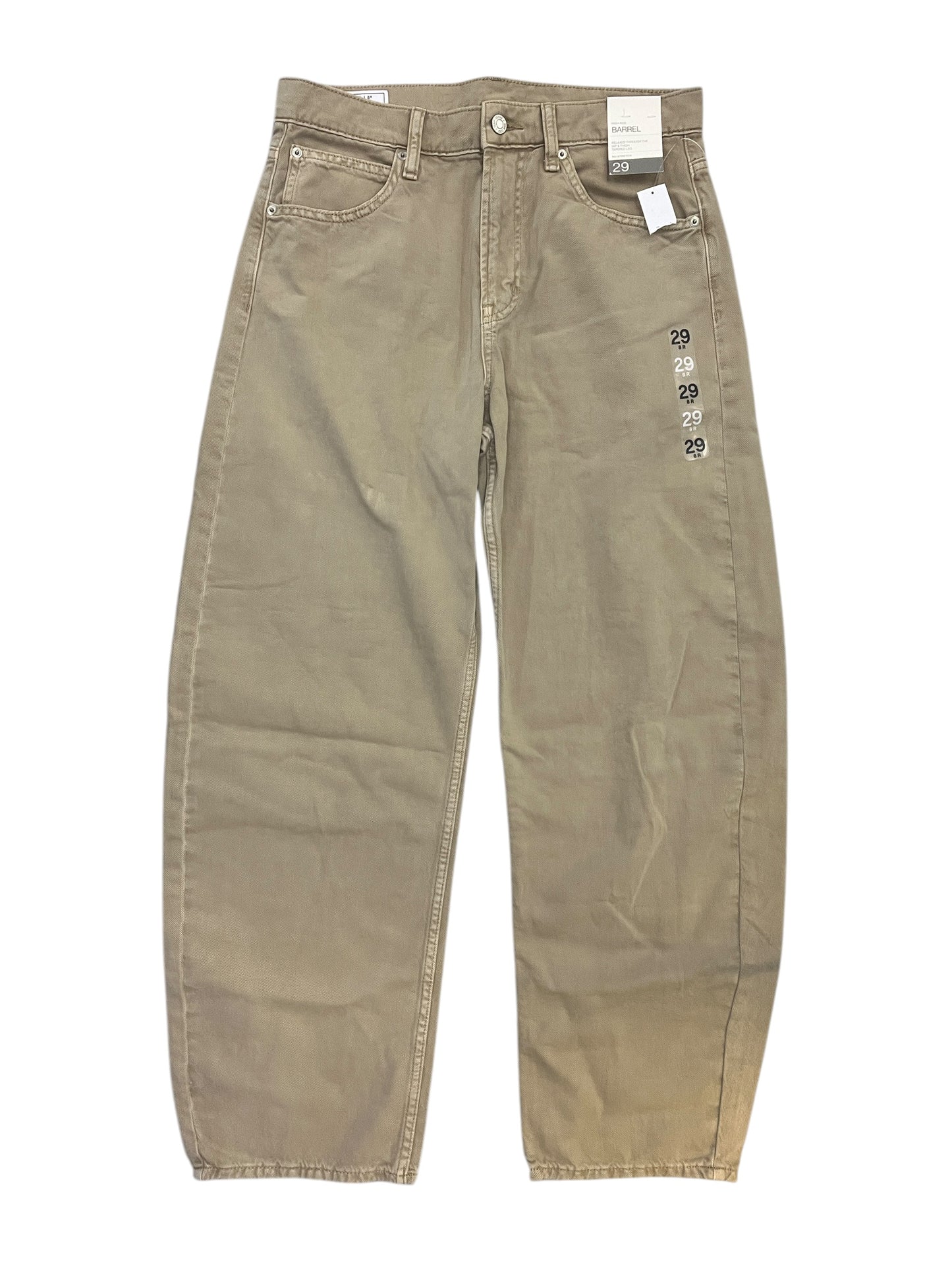 Jeans Wide Leg By Gap In Tan, Size:8