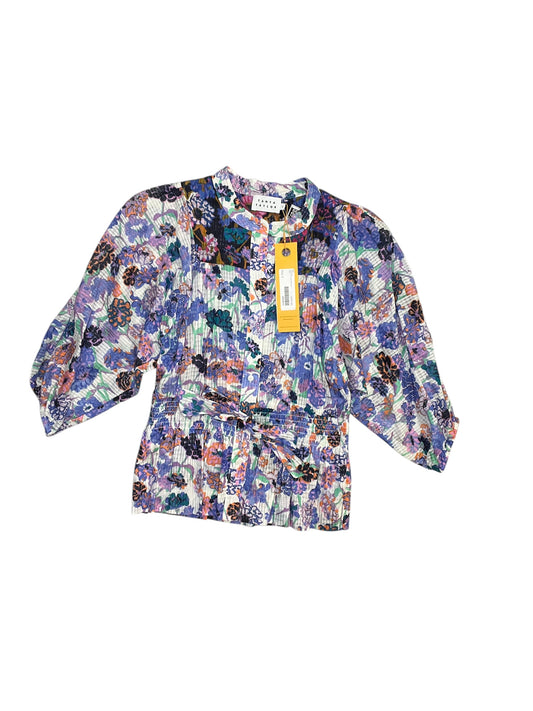 Blouse Ss By Cma In Floral Print, Size:Xs