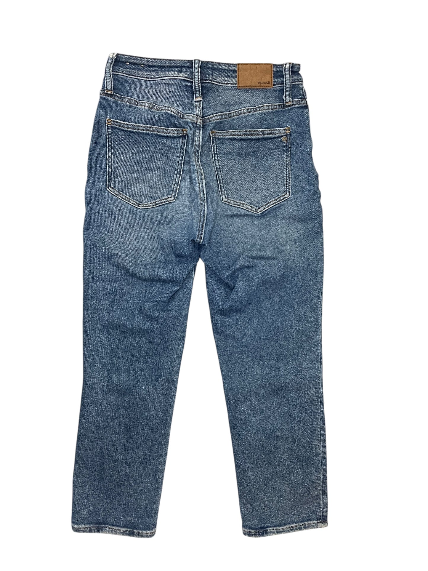 Jeans Straight By Madewell In Blue Denim, Size:4P