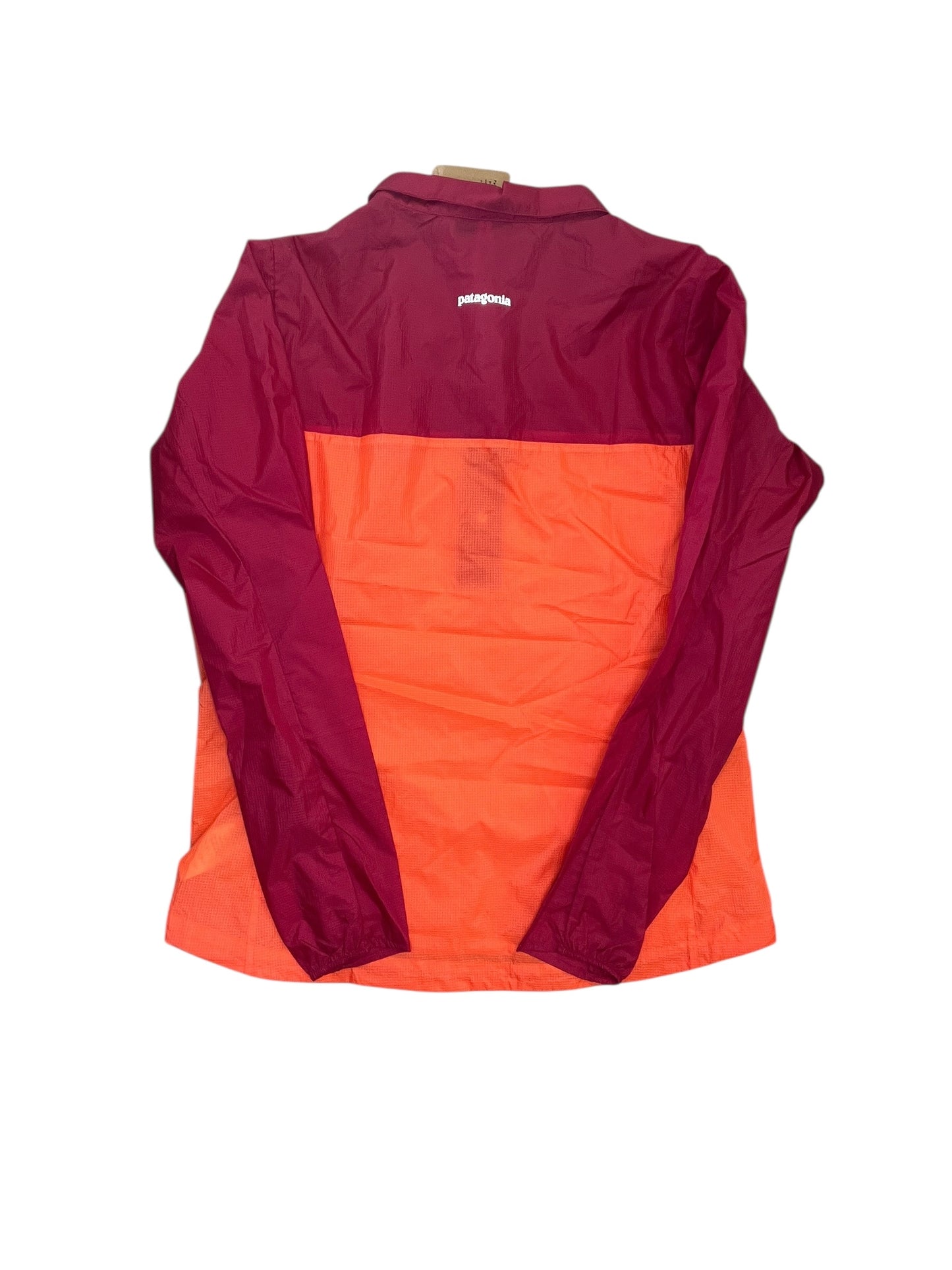 Jacket Windbreaker By Patagonia In Pink, Size:L