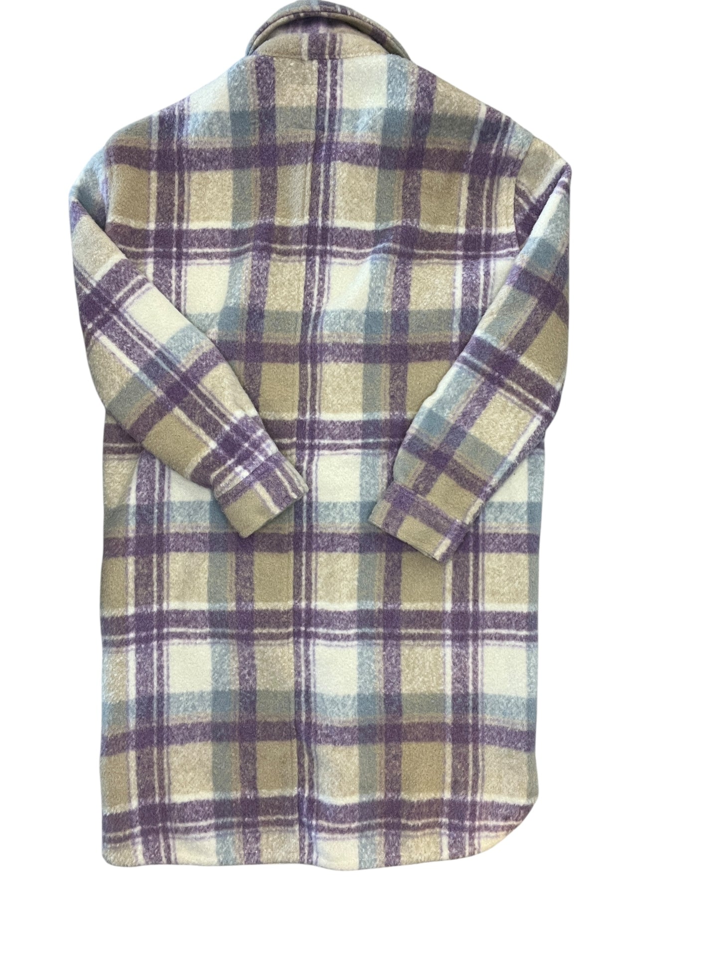 Jacket Shirt By Blanknyc In Purple & Tan, Size:S