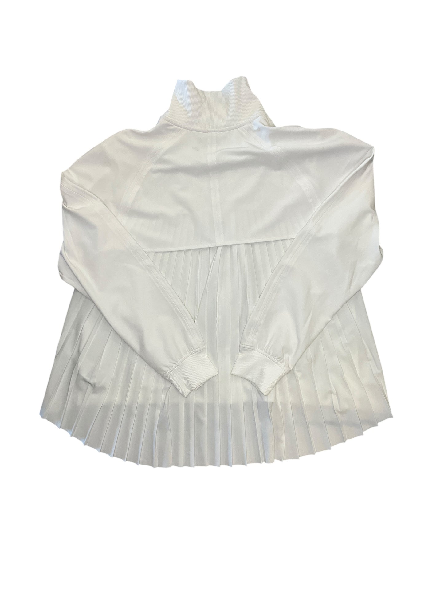 Athletic Jacket By Athleta In White, Size:M