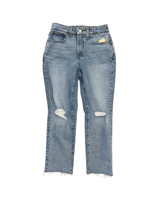 Jeans Cropped By Madewell In Blue Denim, Size:4