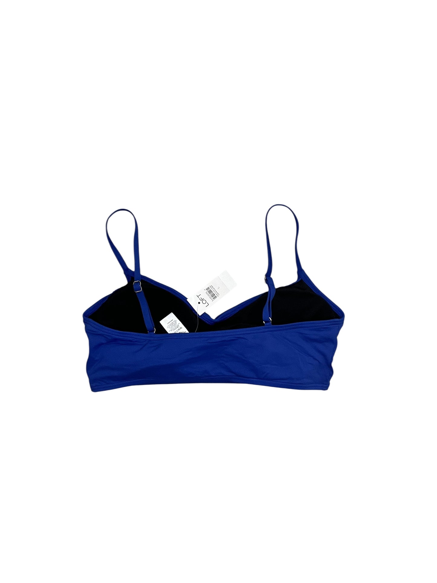 Swimsuit Top By Loft In Blue, Size:L