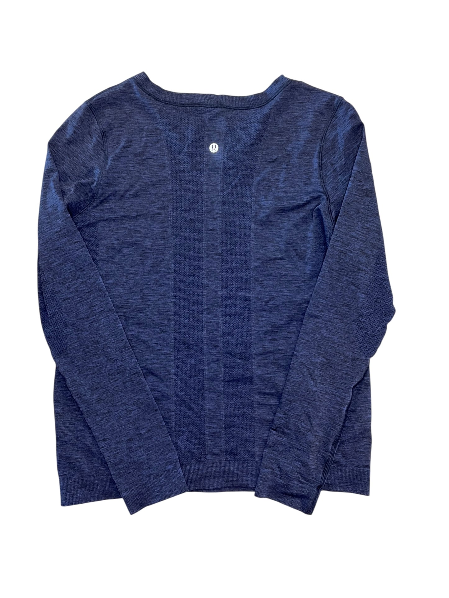 Athletic Top Ls Crewneck By Lululemon In Blue, Size:S