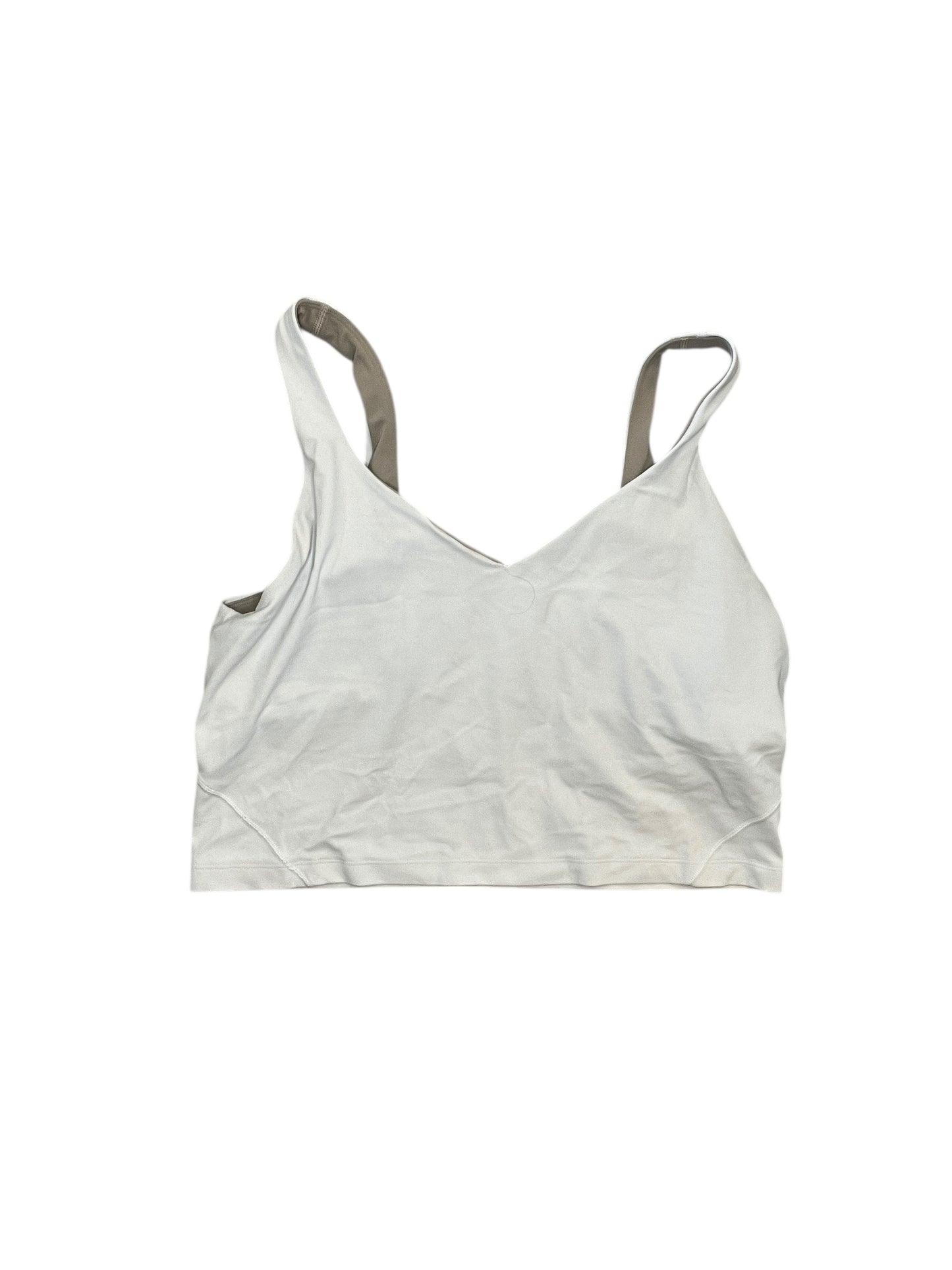Athletic Bra By Lululemon In White, Size:Xl
