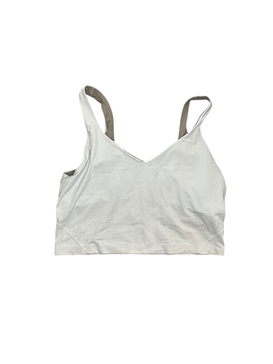 Athletic Bra By Lululemon In White, Size:Xl