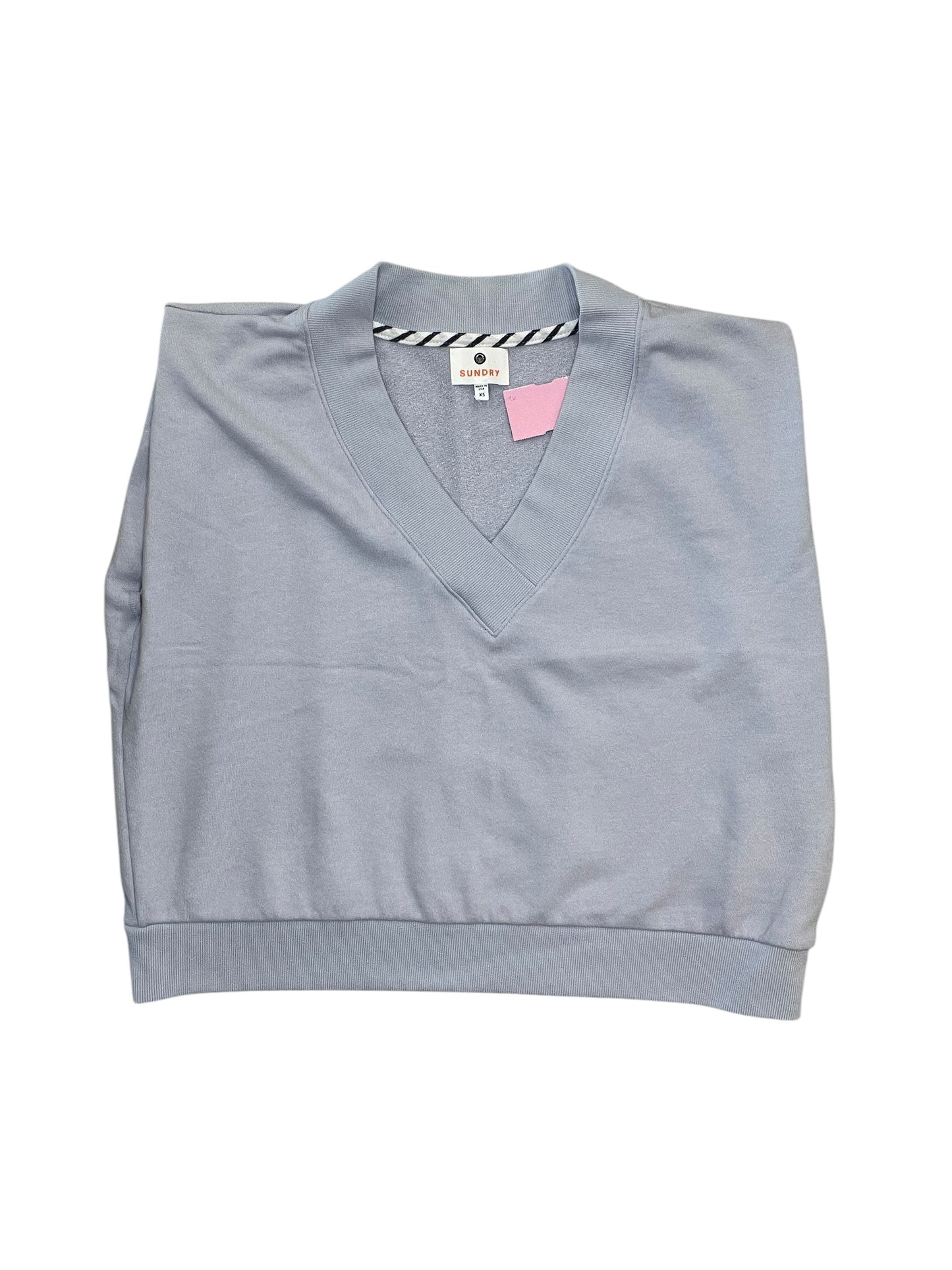 Top Sleeveless By Sundry In Blue, Size:Xs