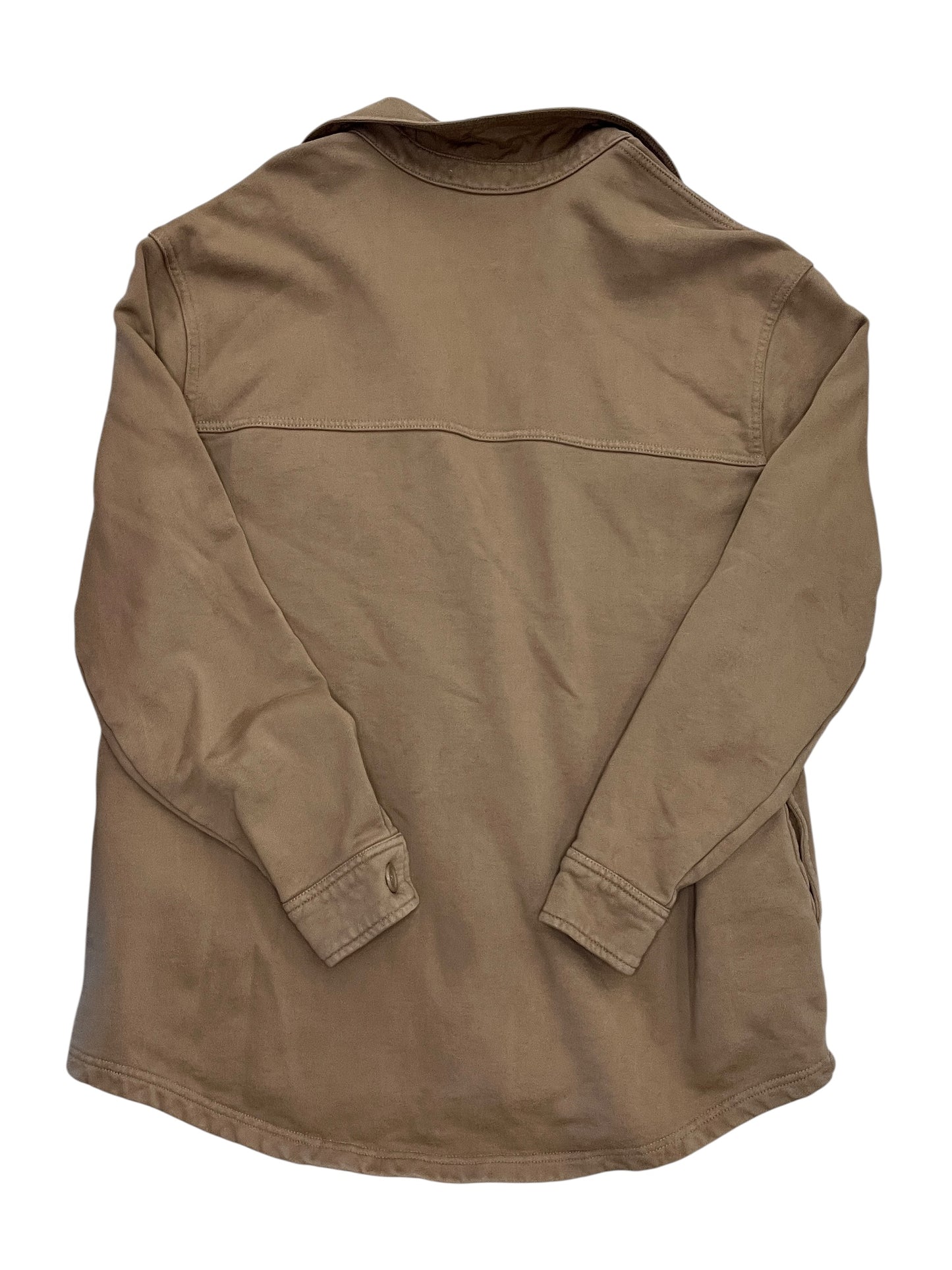 Jacket Shirt By Good American In Brown, Size:L
