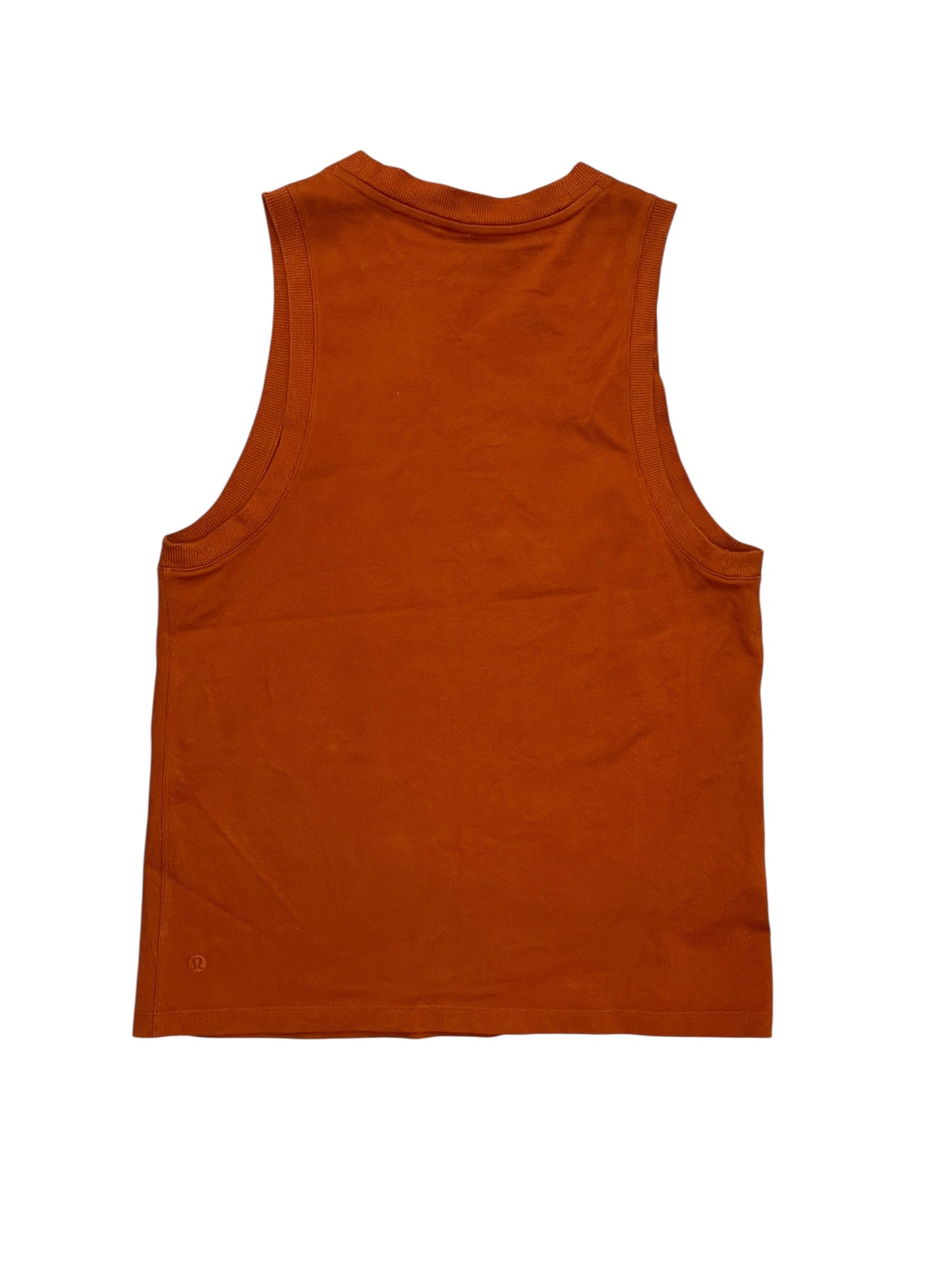 Athletic Tank Top By Lululemon In Orange, Size:S