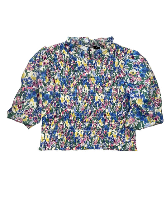 Blouse 3/4 Sleeve By En Saison In Floral Print, Size:S