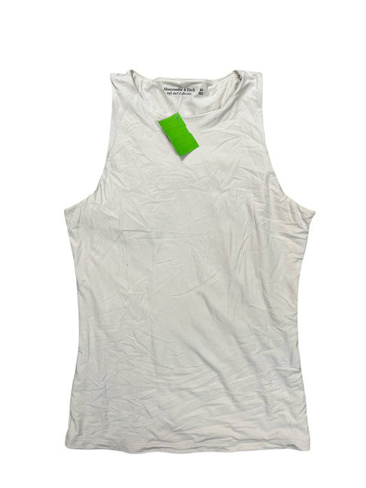 Top Sleeveless By Abercrombie And Fitch In Beige, Size:Xs