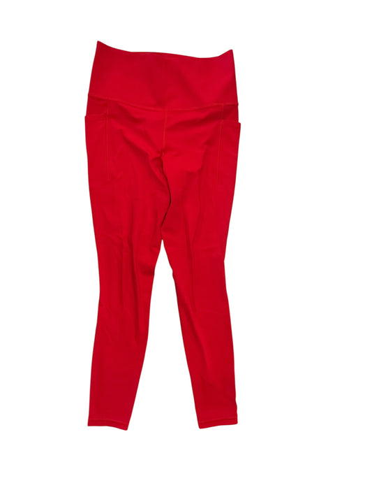 Athletic Leggings By Athleta In Red, Size:S