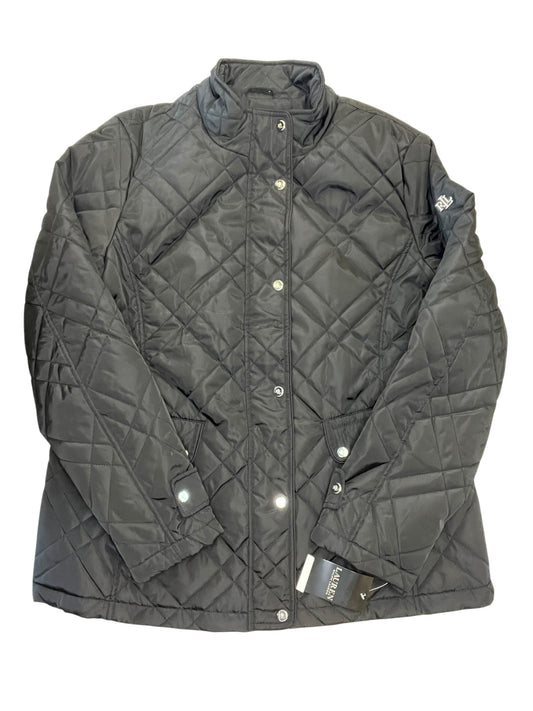 Coat Puffer & Quilted By Lauren By Ralph Lauren In Black, Size:Xl