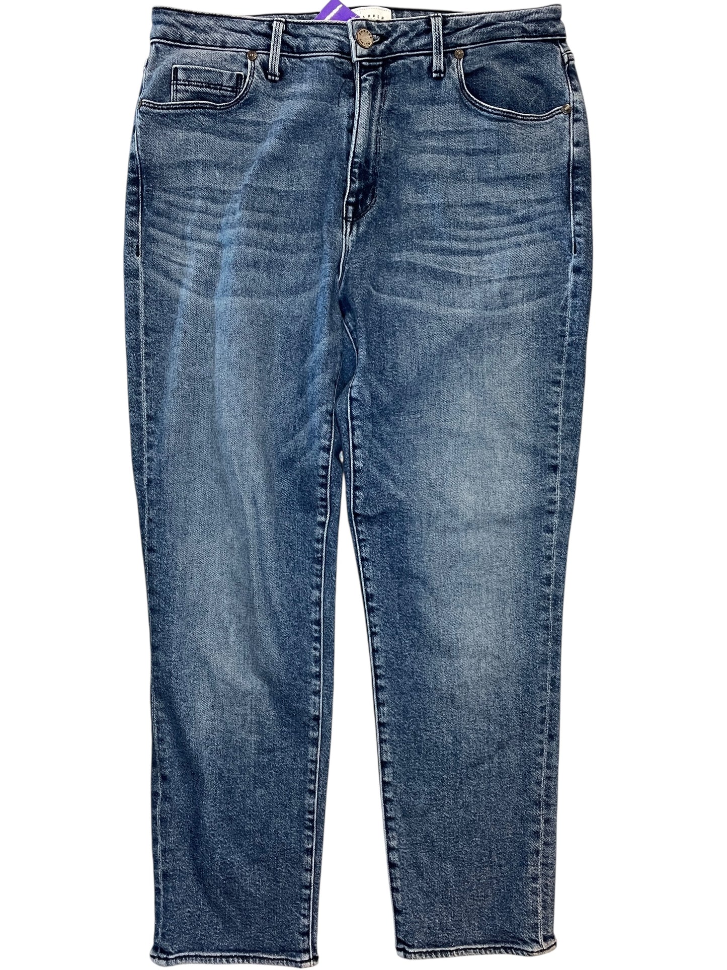Jeans Straight By Parker Smith In Blue Denim, Size:12