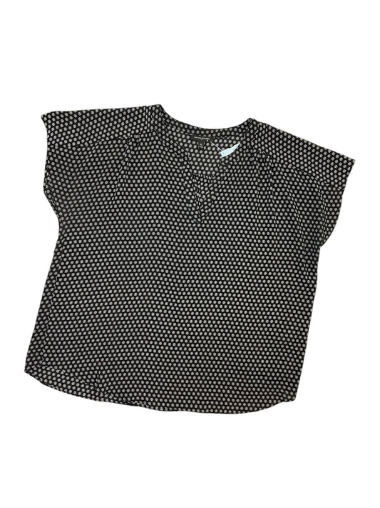 Blouse Ss By Banana Republic In Black, Size:Xl