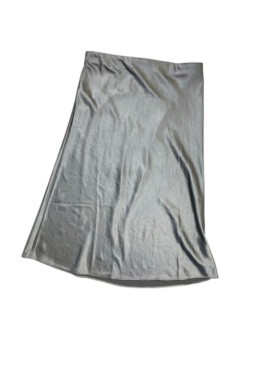 Skirt Midi By Loft In Silver, Size:S