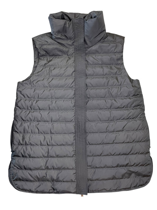 Vest Designer By Lafayette 148 In Grey, Size:L