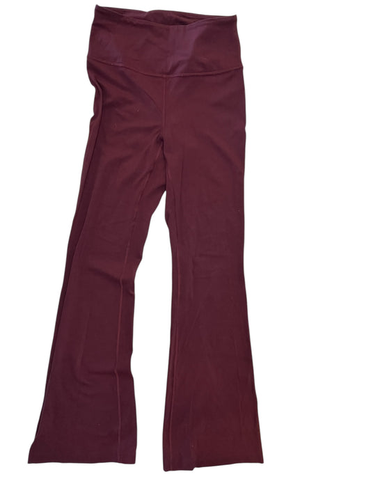 Athletic Leggings By Lululemon In Maroon, Size:M