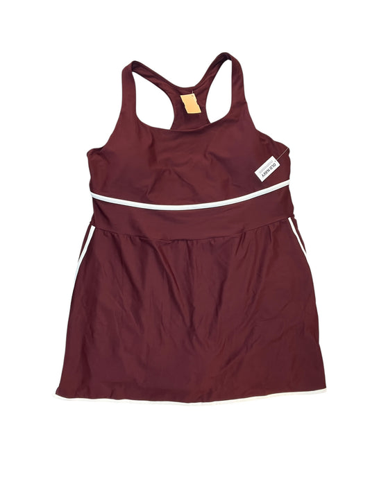 Athletic Dress By Old Navy In Maroon, Size:2X