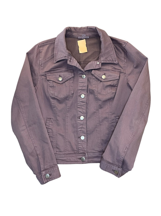 Jacket Denim By Westport In Purple, Size:M