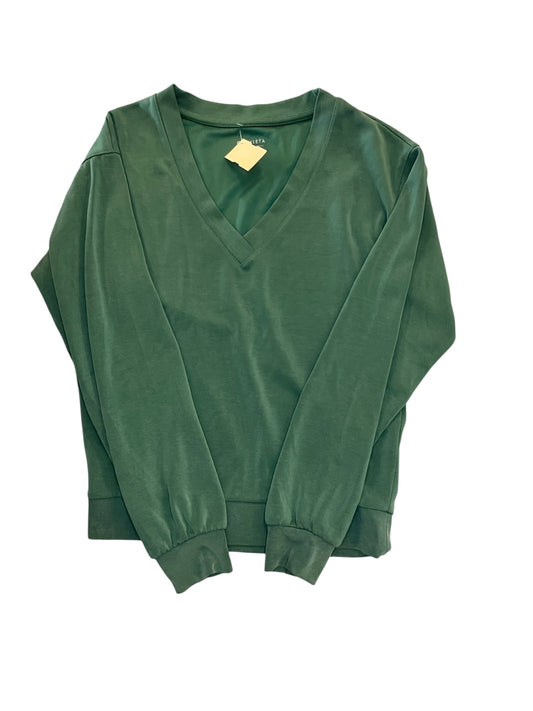 Top Ls By Athleta In Green, Size:Xs