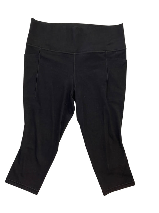 Athletic Leggings By Athleta In Black, Size:Xl