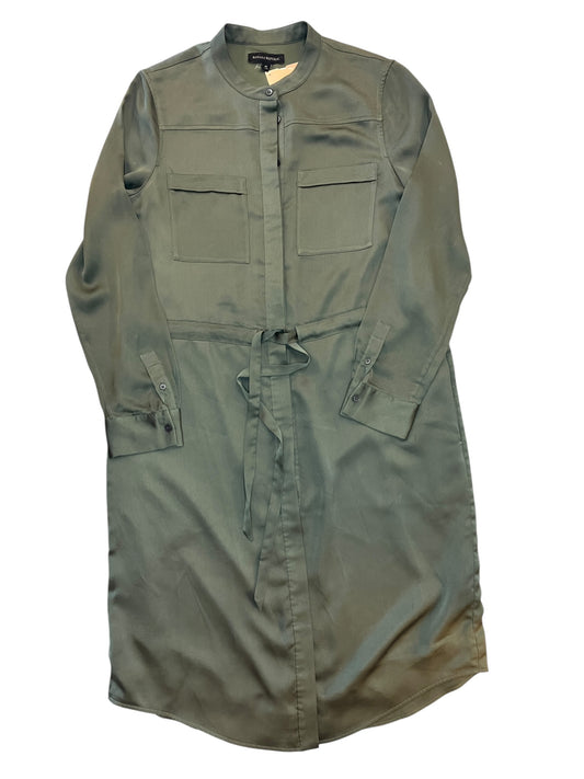 Dress Casual Midi By Banana Republic In Green, Size:M