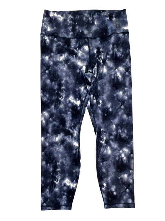 Athletic Leggings By Banana Republic In Blue, Size:L