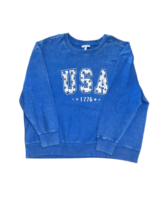 Top Ls Basic By Maurices In Blue, Size:2X